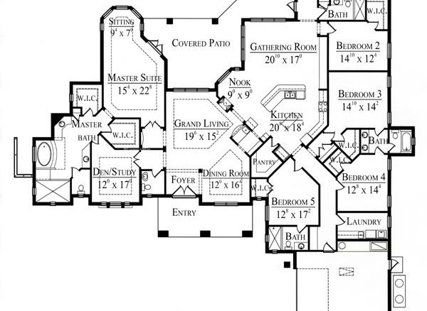 Perfect First Floor House Planning For Large Families