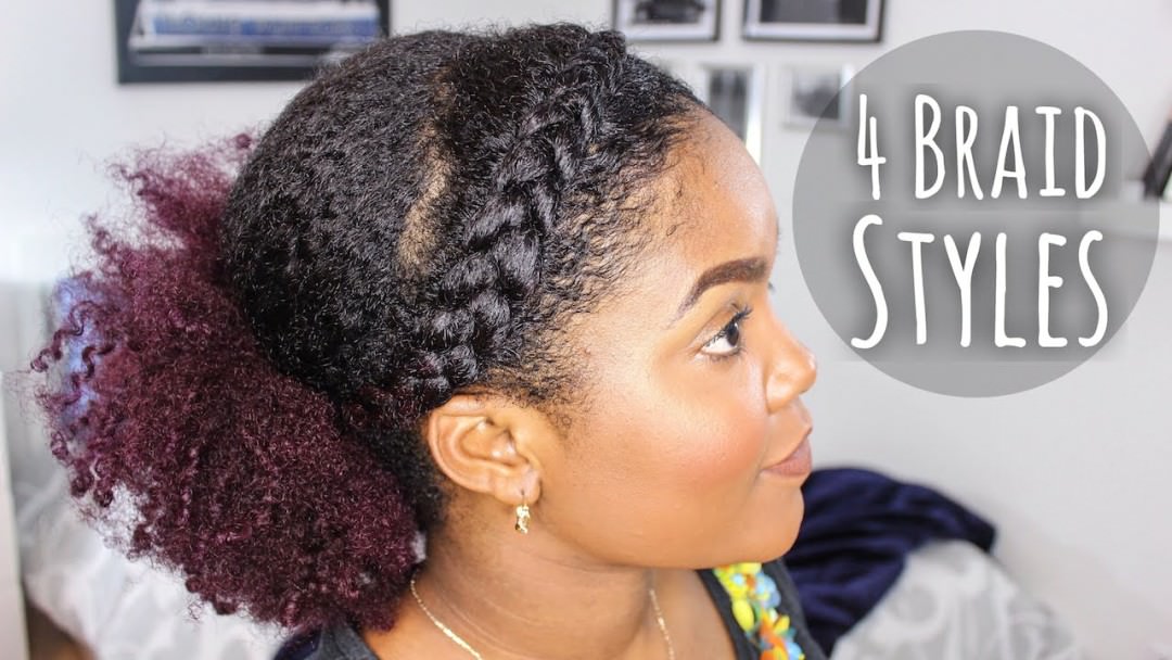 4 quick and easy natural hairsty