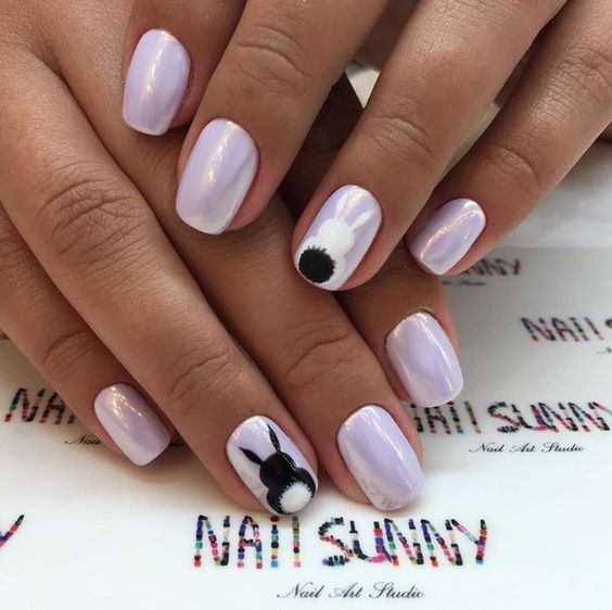 2019 Beautiful and Colorful Easter Nail Art Designs