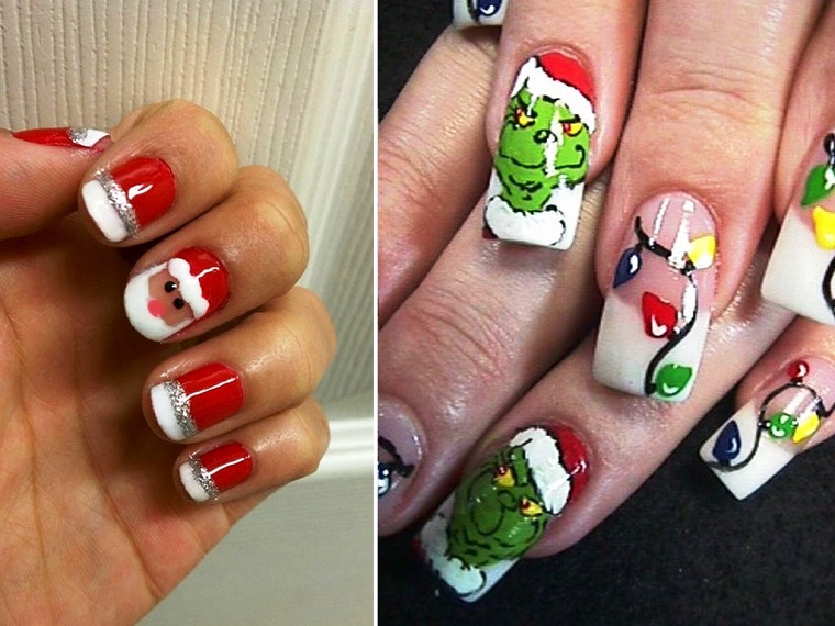 christmas-nails-two-colored-ideas