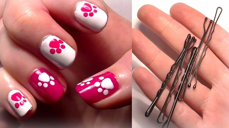 gel-nails-nail-art-white-fuchsia