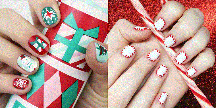 Christmas-nails-two-ideas-theme