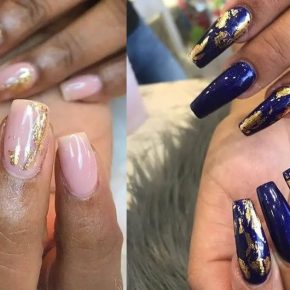 55 Glamorous Foil Nails to make Nails the Perfect Accessory