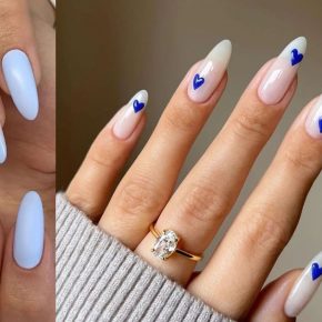 Top 58 Best Clear Blue Nails For Women – Transparent Fingernail Design Ideas