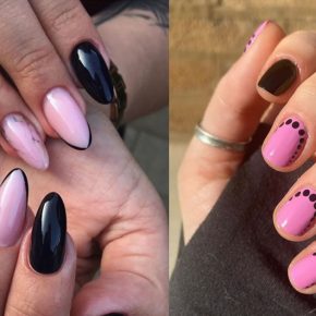 60 Pink and Black Nail Design Ideas for 2022
