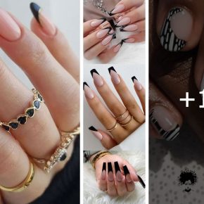 154 Photos: Black French Tip Nail Design Ideas for 2022 That are Trending Now