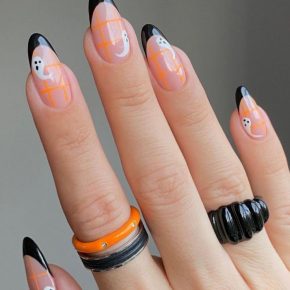 154 Photos: Black French Tip Nail Design Ideas for 2022 That are Trending Now