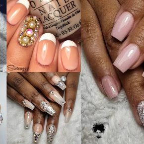 50 Eye-catching Diamond Nail Design Ideas for the Holidays