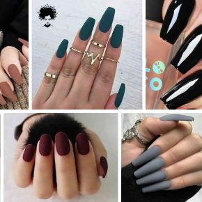78 Photos: Matte Nails 2022 ~ Trendy Designs for Long or Short Nails