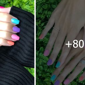 82 Photos: Fabulous Multicolored Nails Summer In Season 2022