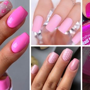 115 Photos: Cute and Pink Nail Designs for Short Nails