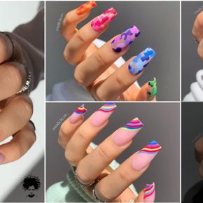 80+ Cool Ideas of 【Colored Nails】 Manicure 💅 【The Best of 2022】
