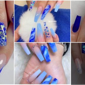 68 Best Ideas for 【Nails】 Blue Acrylic Nails 💅💙
