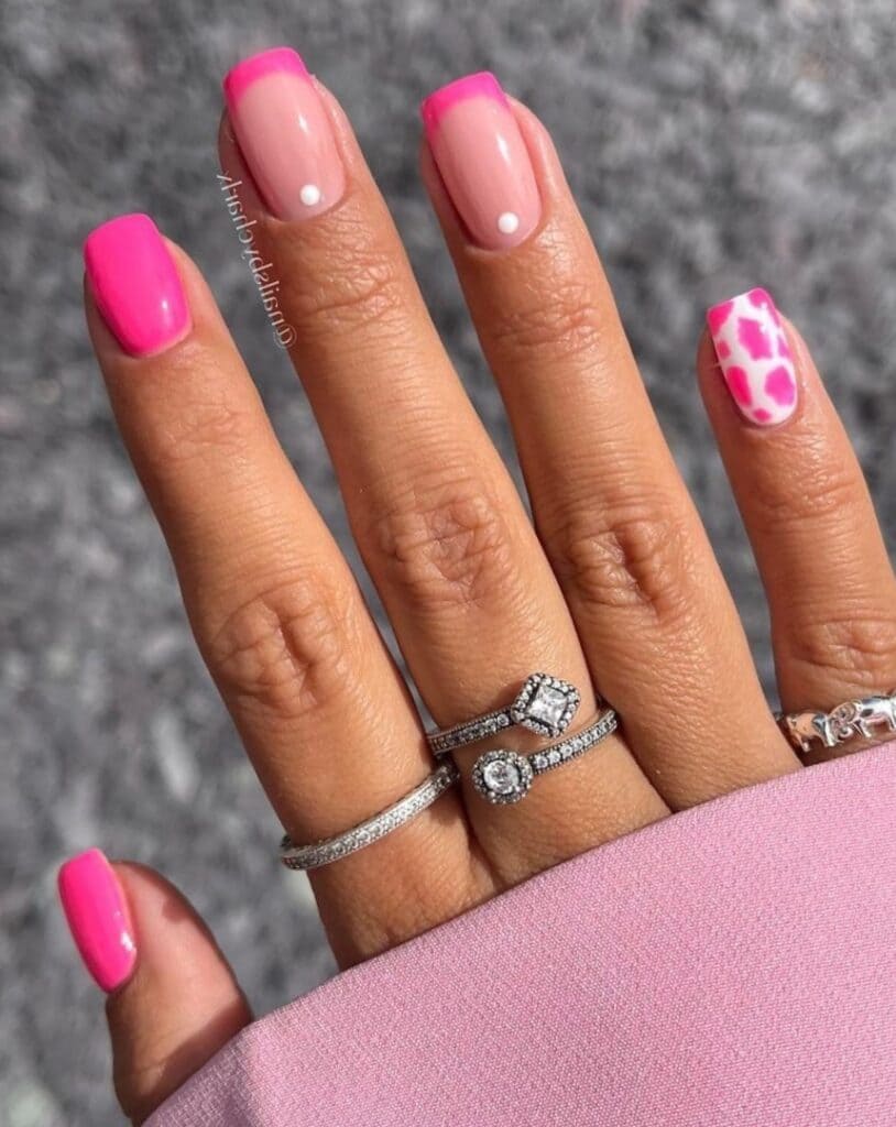 27 Captivating Pink French tips Nails Every Girl Should try 