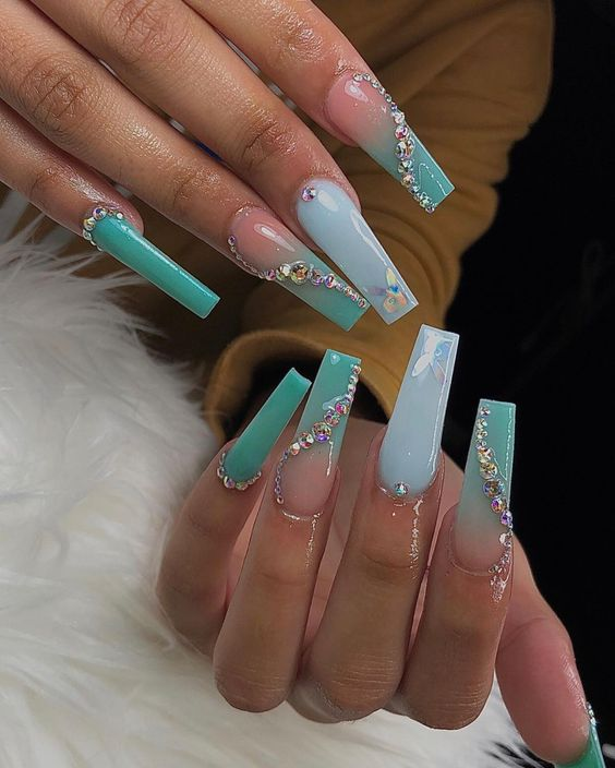 Turquoise Nail Inspiration: Embrace the Tranquil and Chic Shades - nailsforus